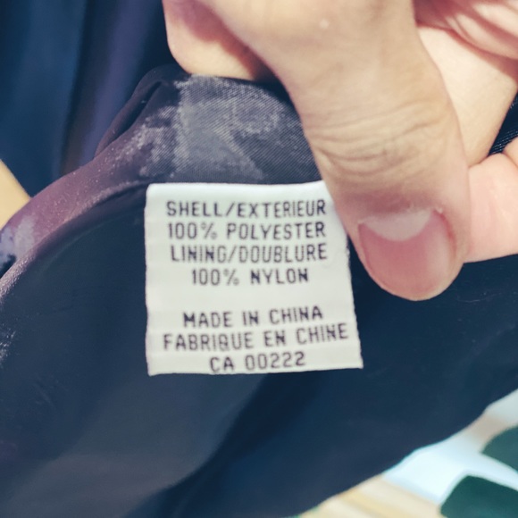 Vintage Unisex Black Trench Coat - Picture 4 of 6